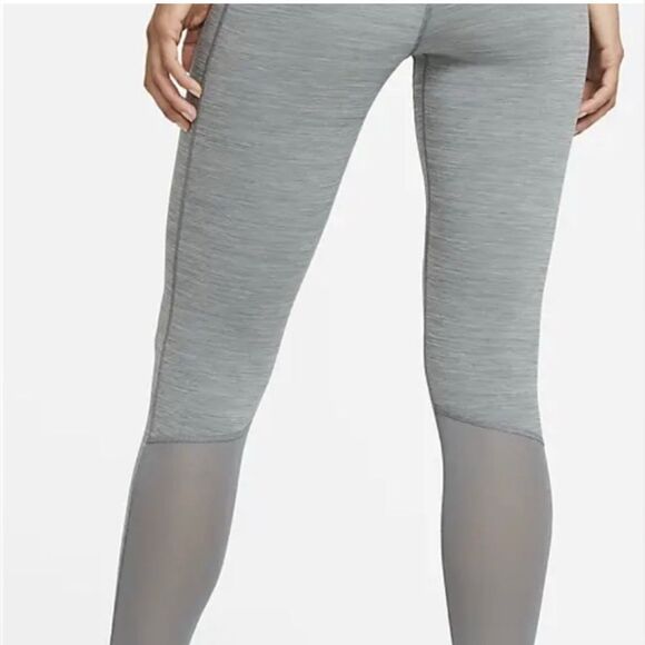 WOMEN'S NIKE PRO 365 HIGH RISE 7/8 LEGGINGS GRAY Sz S - Picture 3 of 7